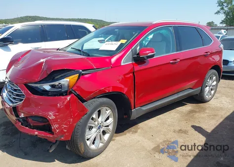 2020 Ford Edge Titanium из США, поврежденный, VIN 2FMPK4K91LBA37178
